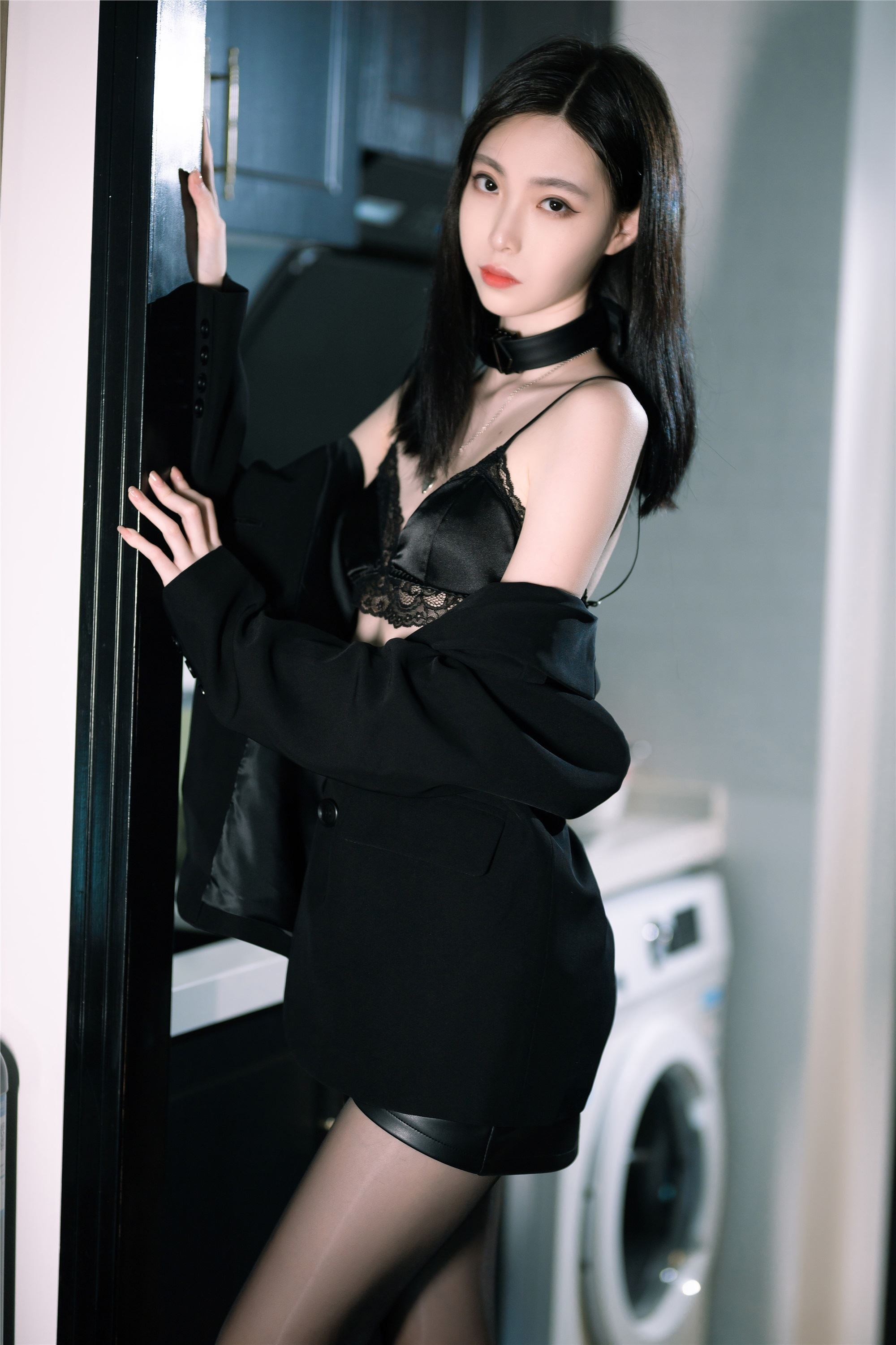 许岚LAN – NO.018 黑丝西装